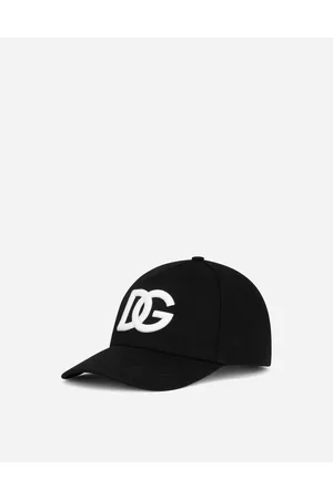 Dolce & Gabbana Hats and Gloves - Cotton baseball cap with DG embroidery