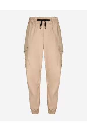 Dolce & Gabbana Trousers and Shorts - Cotton cargo pants with branded tag