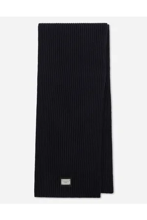 Dolce & Gabbana Scarves and Silks - Wool scarf with DG patch