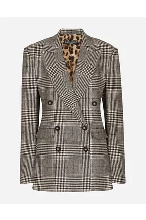 Dolce & Gabbana Blazers - Glen plaid jacket with vents