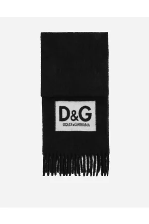 Dolce & Gabbana Scarves and Silks - Wool scarf with D&G patch