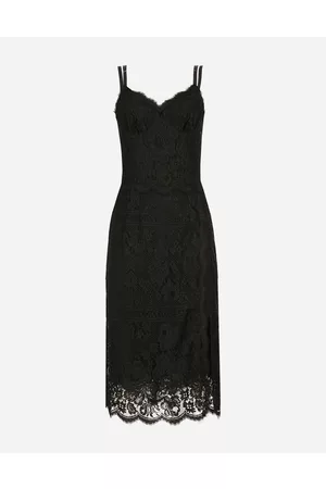 Dolce & Gabbana Dresses - Lace midi dress with double scalloped detailing