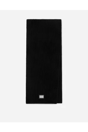 Dolce & Gabbana Scarves and Silks - Wool scarf with DG patch