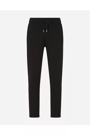 Dolce & Gabbana Trousers and Shorts - Jersey jogging pants with branded tag
