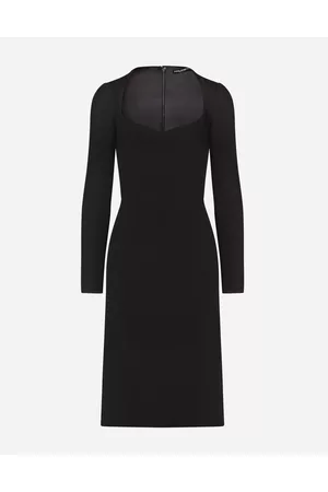 Dolce & Gabbana Dresses - Long-sleeved cady midi dress