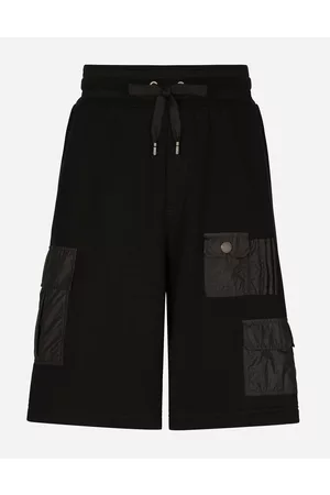 Dolce & Gabbana Men best seller selection - Jogging shorts with large pockets and DG embroidery