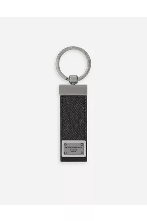 Dolce & Gabbana Wallets and Small Leather Goods - Calfskin key chain with logo tag