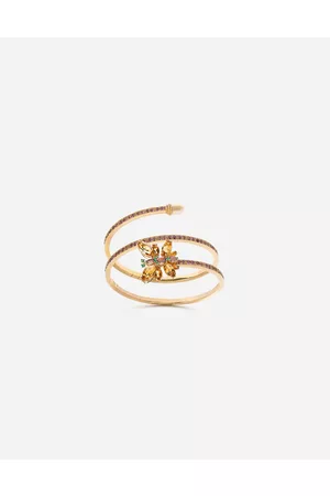 Dolce & Gabbana Bracelets - Spring yellow bracelet with butterfly-shaped settings