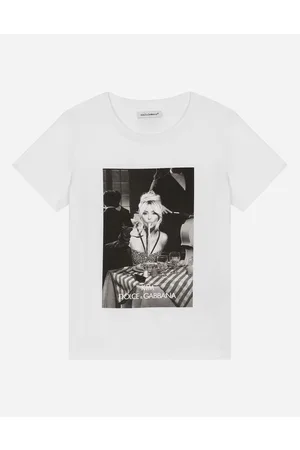 Dolce & Gabbana T-Shirts and Sweatshirts - Jersey T-shirt with KIM print