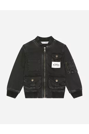Dolce & Gabbana Coats and Jackets - Garment-dyed stretch cotton bomber jacket