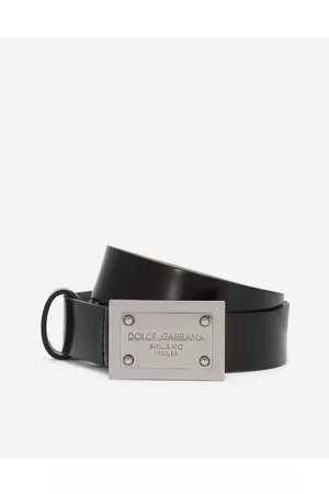 Dolce & Gabbana Accessories - Calfskin belt with branded tag