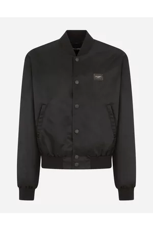 Dolce & Gabbana Coats and Jackets - Nylon jacket with branded plate