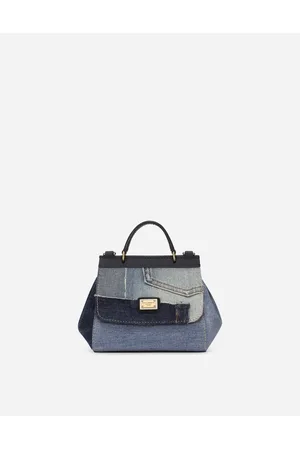 Dolce & Gabbana Accessories - Denim patchwork mini Sicily bag
