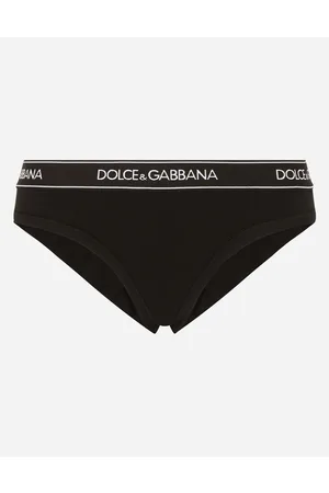 Dolce & Gabbana Underwear - Jersey Brazilian briefs with branded elastic