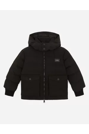 Dolce & Gabbana Coats and Jackets - Hooded nylon and ripstop down jacket