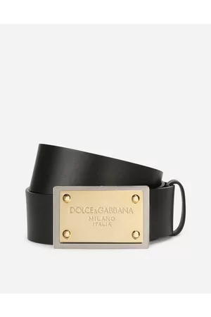 Dolce & Gabbana Belts - Lux leather belt with branded buckle