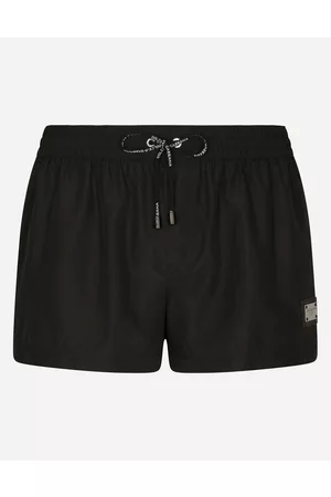 Dolce & Gabbana Collection - Short swim trunks with branded tag