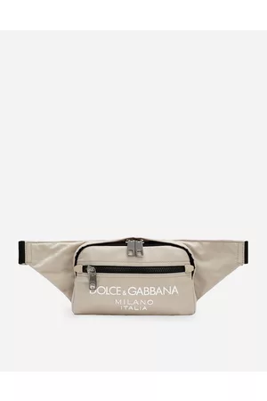 Dolce & Gabbana Backpacks and Fanny Packs - Small nylon belt bag with rubberized logo