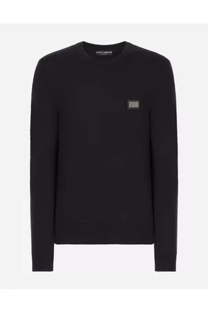 Dolce & Gabbana Collection - Wool round-neck sweater with branded tag