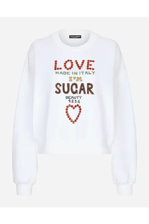 Dolce & Gabbana T-Shirts and Sweatshirts - Jersey sweatshirt with lettering