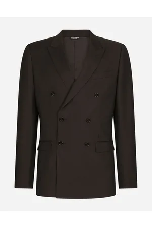 Dolce & Gabbana Men best seller selection - Double-breasted wool and silk Martini-fit suit