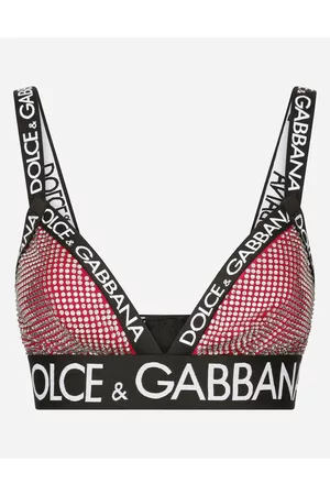 Dolce & Gabbana Women best seller selection - Crystal mesh triangle bra