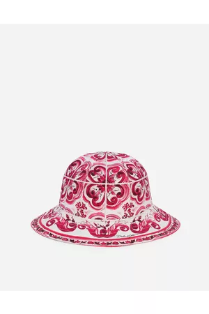 Dolce & Gabbana Accessories - Majolica-print poplin hat