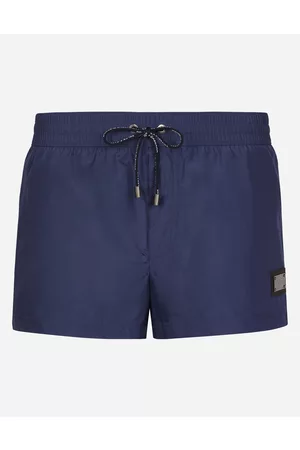 Dolce & Gabbana Collection - Short swim trunks with branded tag