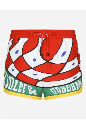 Dolce & Gabbana Collection - Carretto-print swim shorts