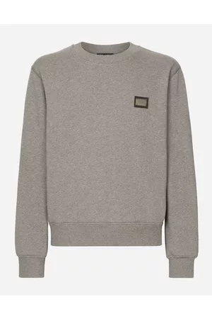 Dolce & Gabbana Sweatshirts - Jersey sweatshirt with branded tag