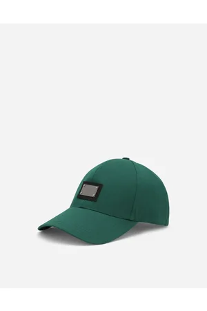 Dolce & Gabbana Hats and Gloves - Cotton baseball cap with logo tag