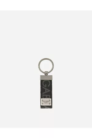Dolce & Gabbana Wallets and Small Leather Goods - Coated jacquard fabric keychain