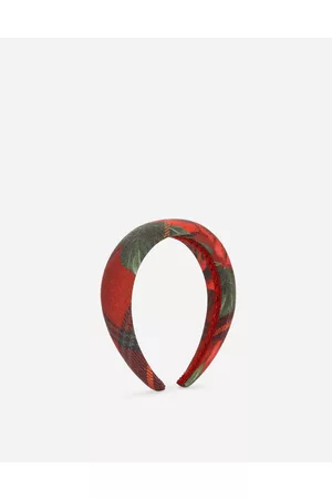 Dolce & Gabbana Accessories - Tartan-print wool flannel hairband