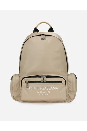 Dolce & Gabbana Backpacks and Fanny Packs - Nylon backpack with rubberized logo