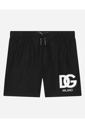 Dolce & Gabbana Beachwear - Nylon swim trunks with logo print