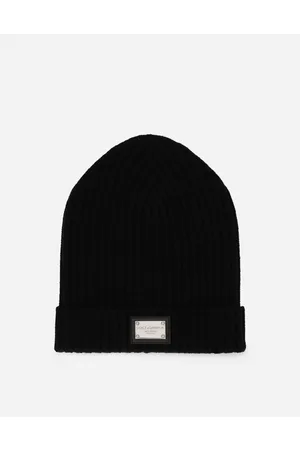 Dolce & Gabbana Accessories - Ribbed knit hat with logo tag