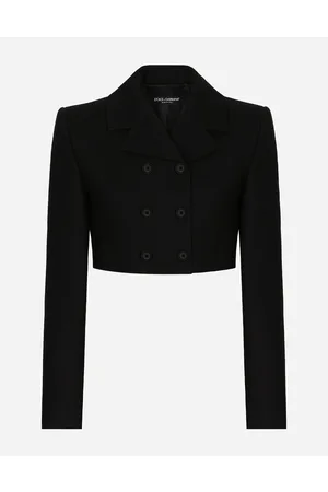 Dolce & Gabbana Blazers - Short double-breasted twill jacket