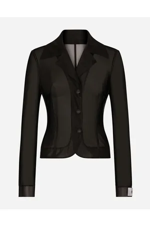 Dolce & Gabbana Blazers - Single-breasted marquisette Dolce jacket