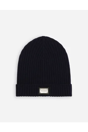 Dolce & Gabbana Accessories - Ribbed knit hat with logo tag