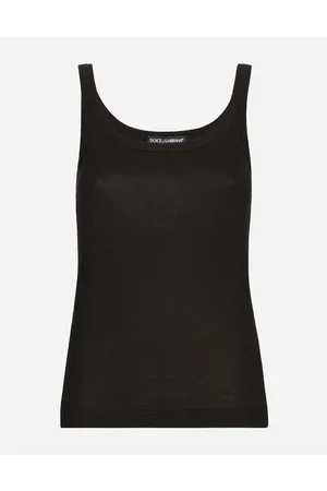 Dolce & Gabbana T-Shirts and Sweatshirts - Fine-rib tank top