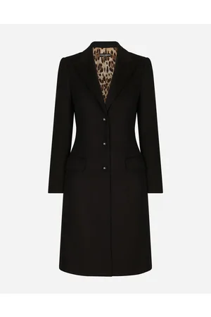 Dolce & Gabbana Coats and Jackets - Single-breasted wool and cashmere coat