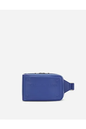 Dolce & Gabbana Backpacks and Fanny Packs - Calfskin belt bag with raised logo