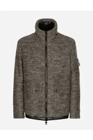 Dolce & Gabbana Coats and Jackets - Padded wool jacket with branded tag