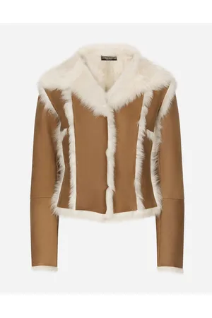 Dolce & Gabbana Blazers - Short shearling jacket