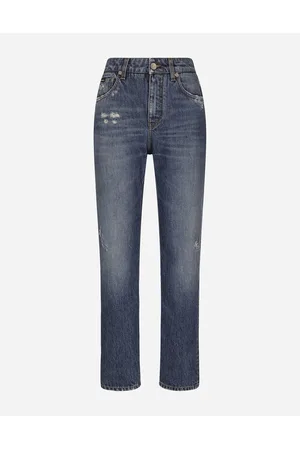 Dolce & Gabbana Denim - Boyfriend jeans in medium blue denim