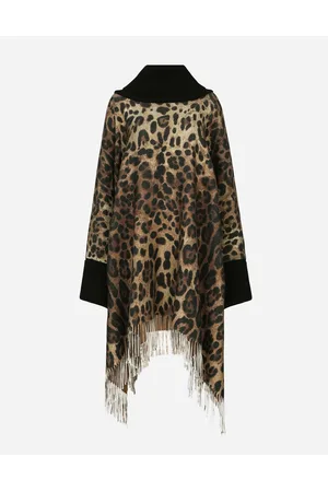 Dolce & Gabbana Coats and Jackets - Cashmere and wool poncho with fringing