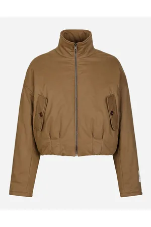 Dolce & Gabbana Coats and Jackets - Padded washed stretch drill jacket