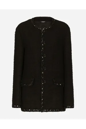 Dolce & Gabbana Blazers - Single-breasted bouclé jacket