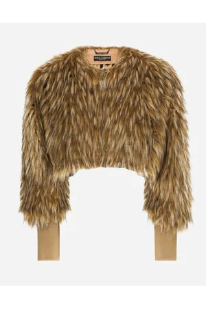 Dolce & Gabbana Blazers - Short faux fur jacket