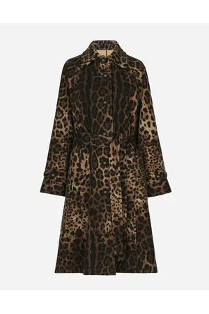 Dolce & Gabbana Coats and Jackets - Belted leopard-print wool coat